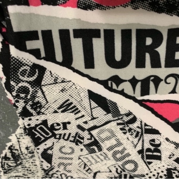 🈹 NOBO Newspaper Print Leggings - Picture 5 of 11